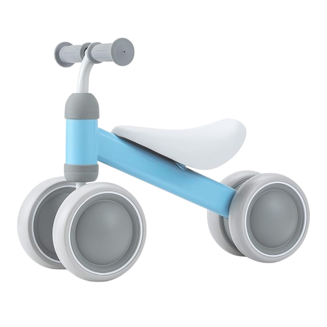 Baby Balance Bike with 4 Wheels for Toddlers Aged 12–24 Months