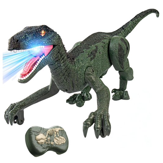 Rechargeable Walking Dinosaur Toy for Kids with 2.4GHz Control