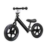 12 Inch Toddler Balance Bike with Adjustable Seat and Dual Suspension