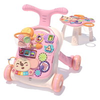 3 in 1 Baby Walker and Activity Center for Toddlers with Music